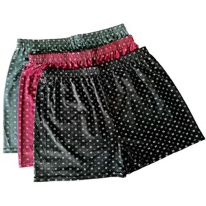 Kit Cueca Samba Canção Masculino Pijama Masculino de Dormir Liganete Lisa Estampada Short de Dormir