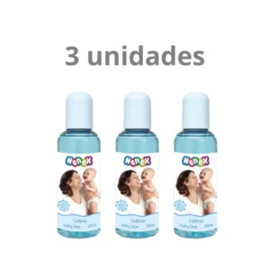 Kit 3 Colônia Para Bebês Nenex -120ml- Azul e Rosa