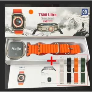 2026 Nova Série 8 Relógio T800 Ultra SmartWatch Esportivo Sem Fio À Prova D'água T800 Ultra3 MAX NFC