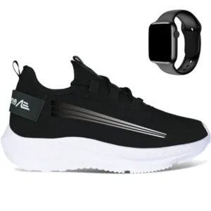 TENIS MASCULINO ACADEMIA CAMINHADA TREINO ADAPTION KIEV COM RELÓGIO DIGITAL