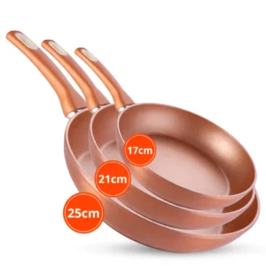 Frigideira Antiaderente Grande Cerâmica Não Gruda Não Vai Óleo Utensilio Domestico Cozinha Dieta