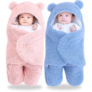 Saco de Dormir Bebe Ursinha Menina e Menino Maternidade | 6 Cores Disponíveis