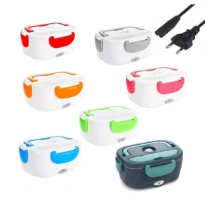 Marmita Elétrica Bivolt Portátil Com Alça 110v/ 220v Aquecedor Marmitex Viagem